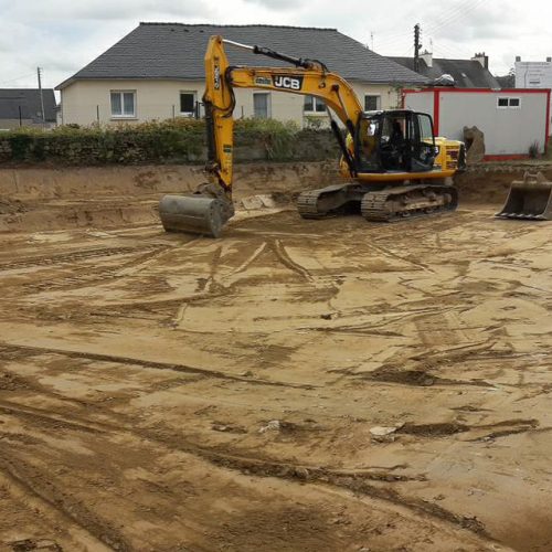 Terrassement de logements sociaux - Saint-Pol-de-Léon